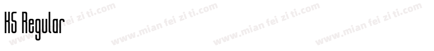 K5 Regular字体转换